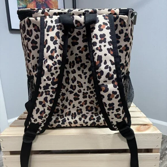 30 Can Capacity Insulated Backpack Cooler - Portable Soft-Sided Refrigerator Bag - Picture 3 of 3